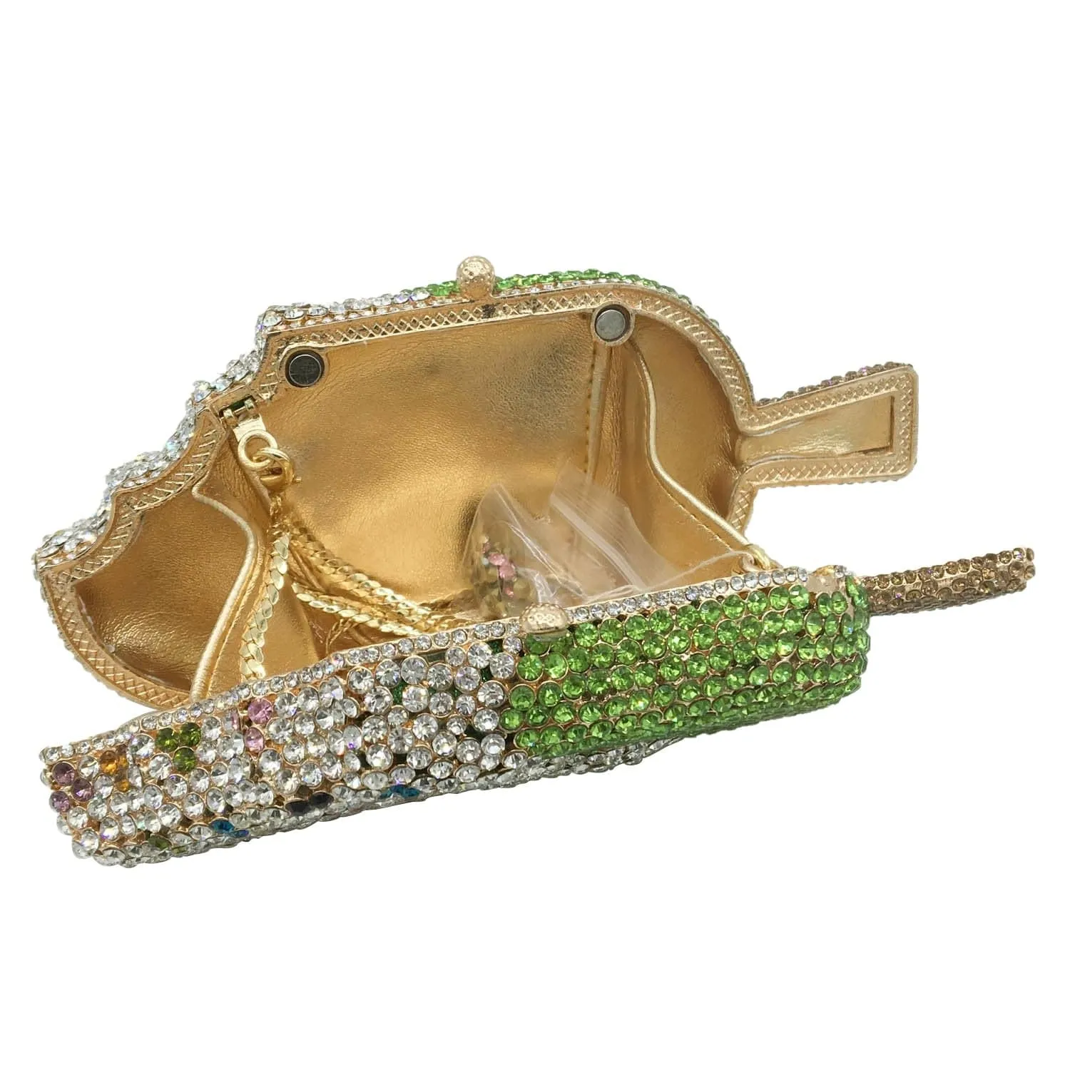 Ice-Cream Rhinestone Mini Clutch