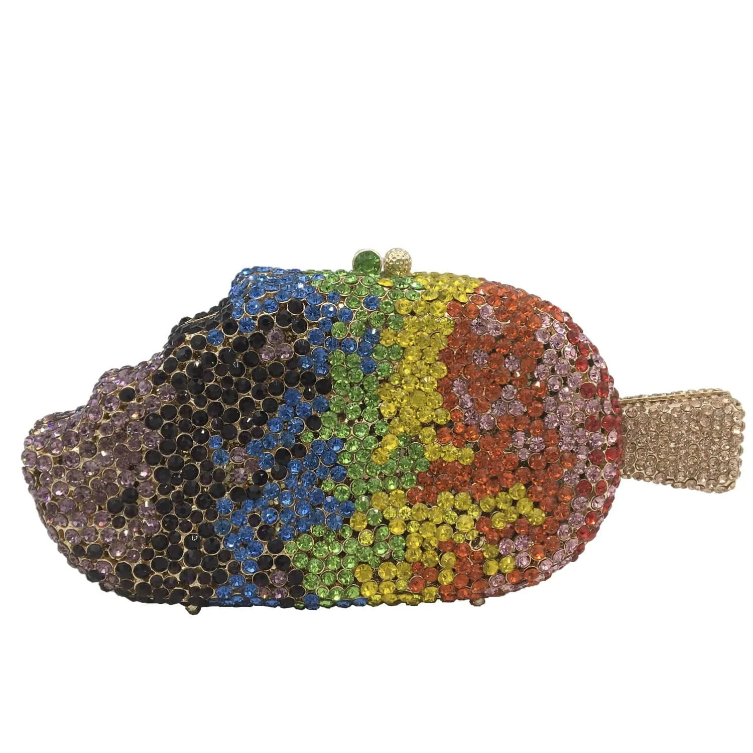 Ice-Cream Rhinestone Mini Clutch