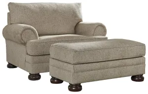 Kananwood Chair & Ottoman Set