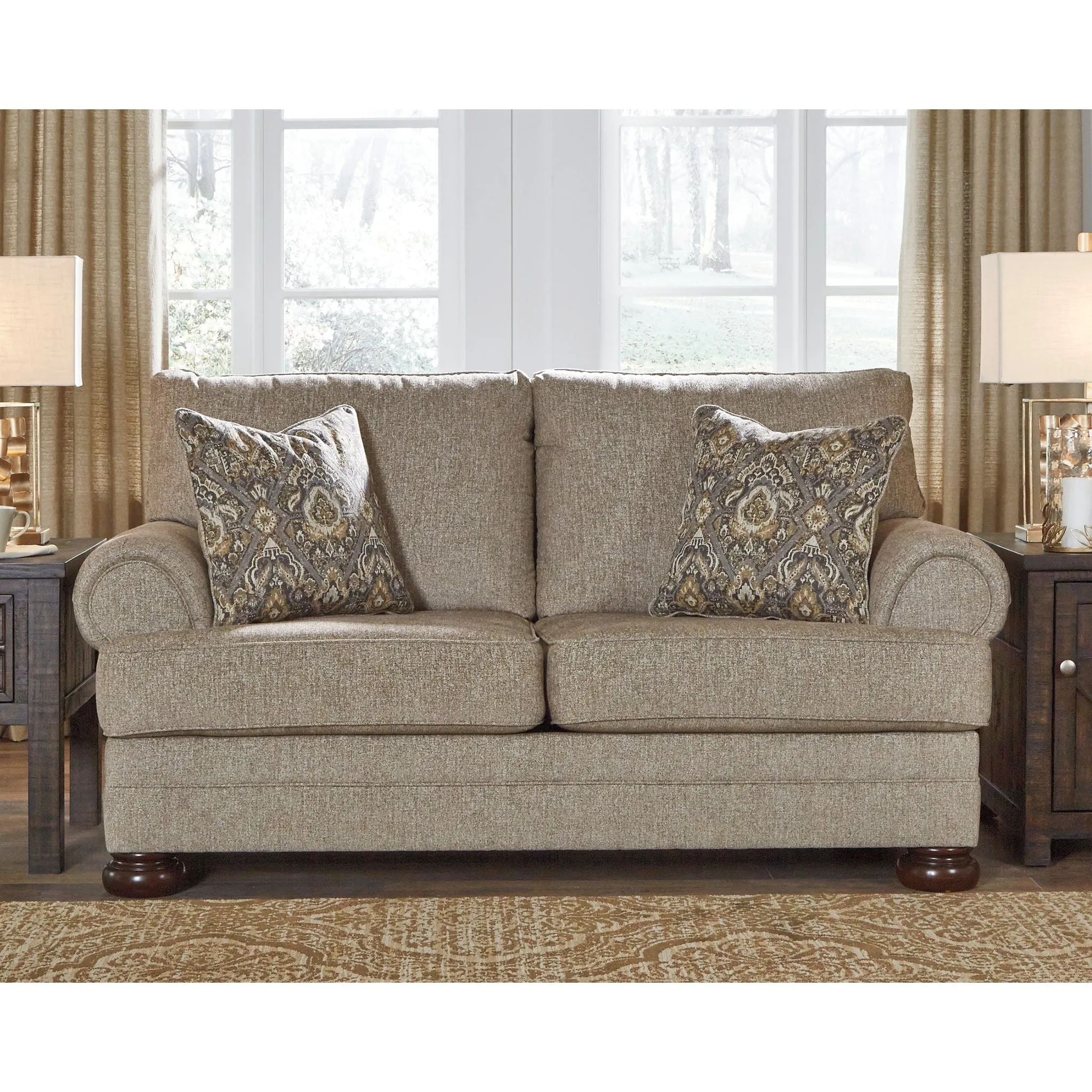 Kananwood Loveseat - Oatmeal