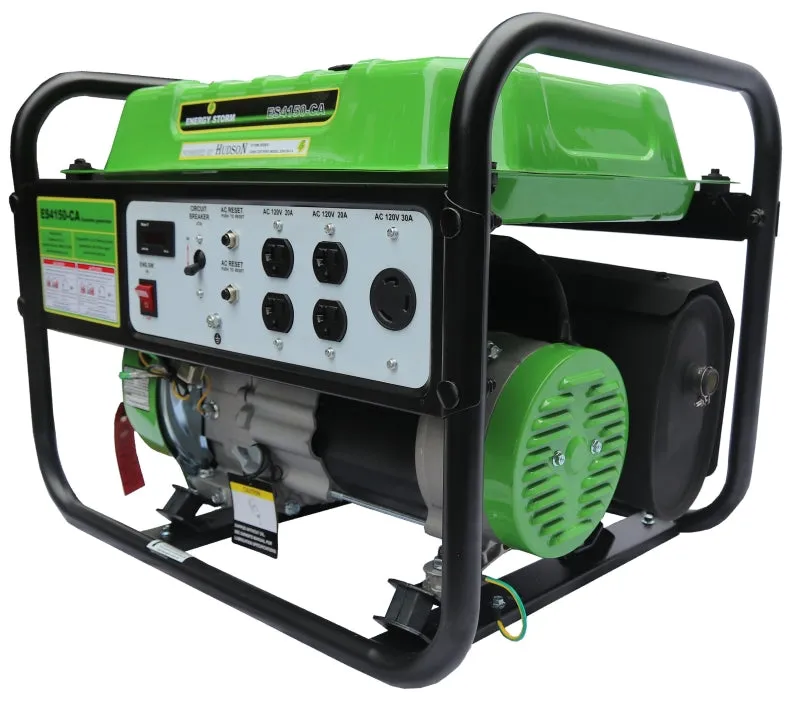 Lifan Energy Storm Series 4150-CA Portable Generator, 30 A, 120 V, 3500 W Output, Gasoline, 4 gal Tank, Recoil Start :EA: QUANTITY: 1