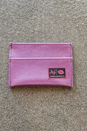 Makeup Junkie Game Day Card Holder - PURPLE