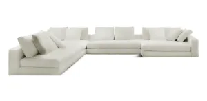 Manhattan 396 Velvet U-shape Sofa