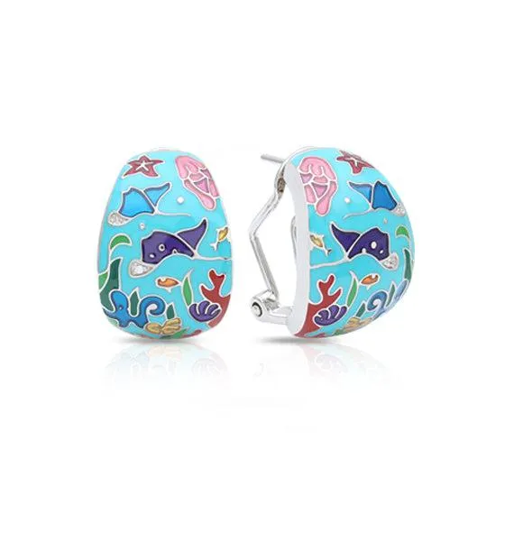 Manta Ray Earrings