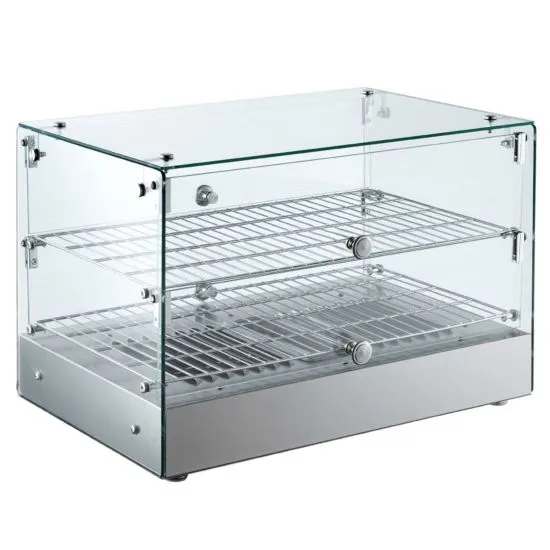 Marchia HSA50 22" Straight Glass Countertop Hot Food Display Warmer