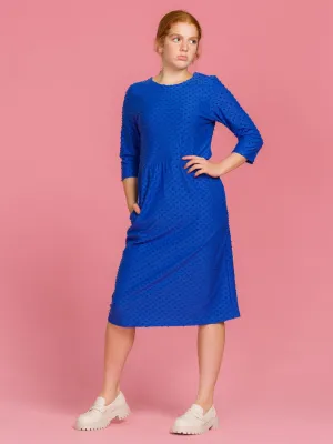 Marisa Dress Dazzling Blue Dot