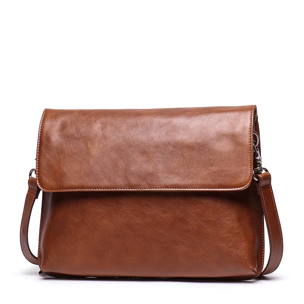 Mens Handmade Leather Messenger Bag L9020