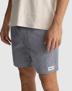 MENS SEERSUCKER STRIPE JAM SHORTS