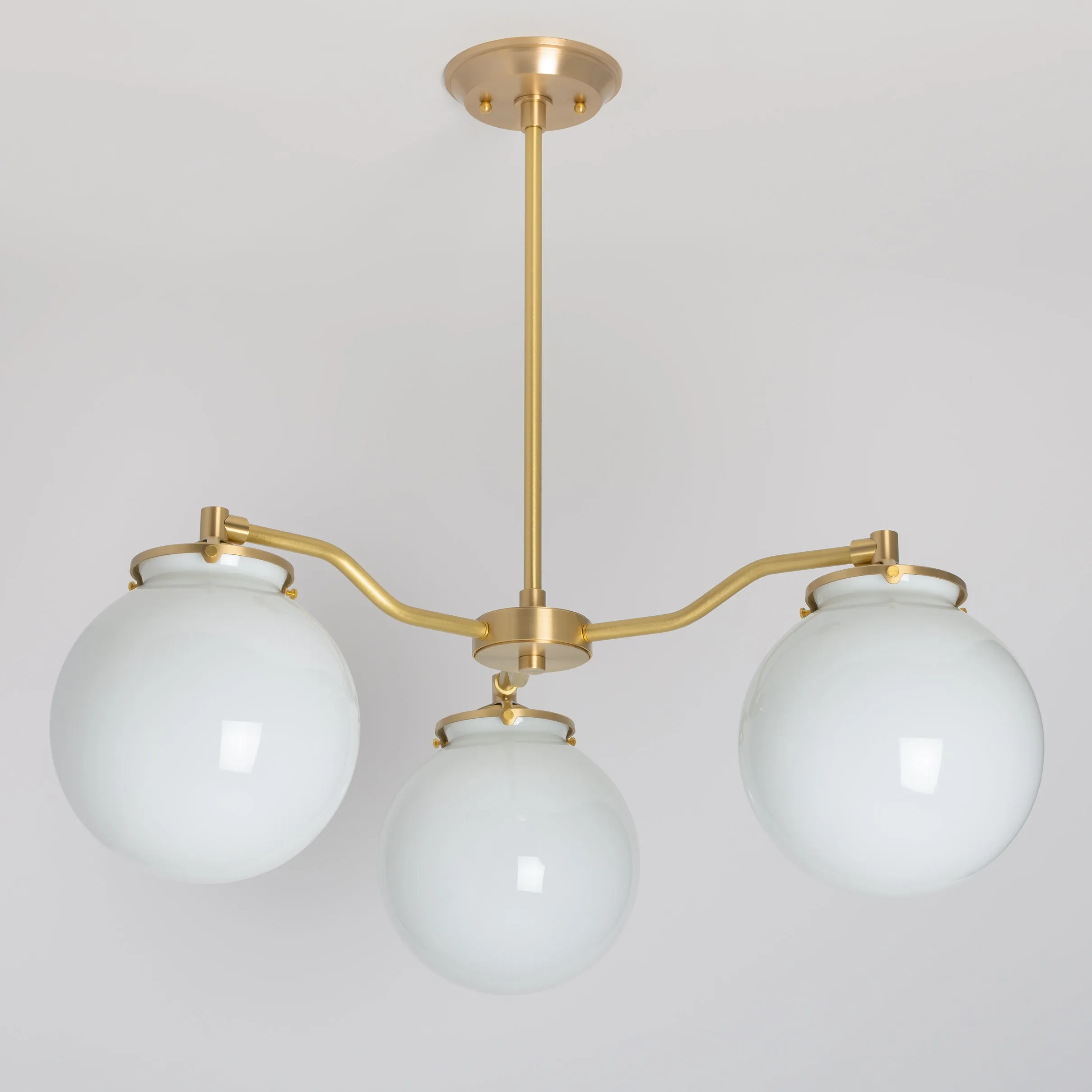 Modern Offset Chandelier