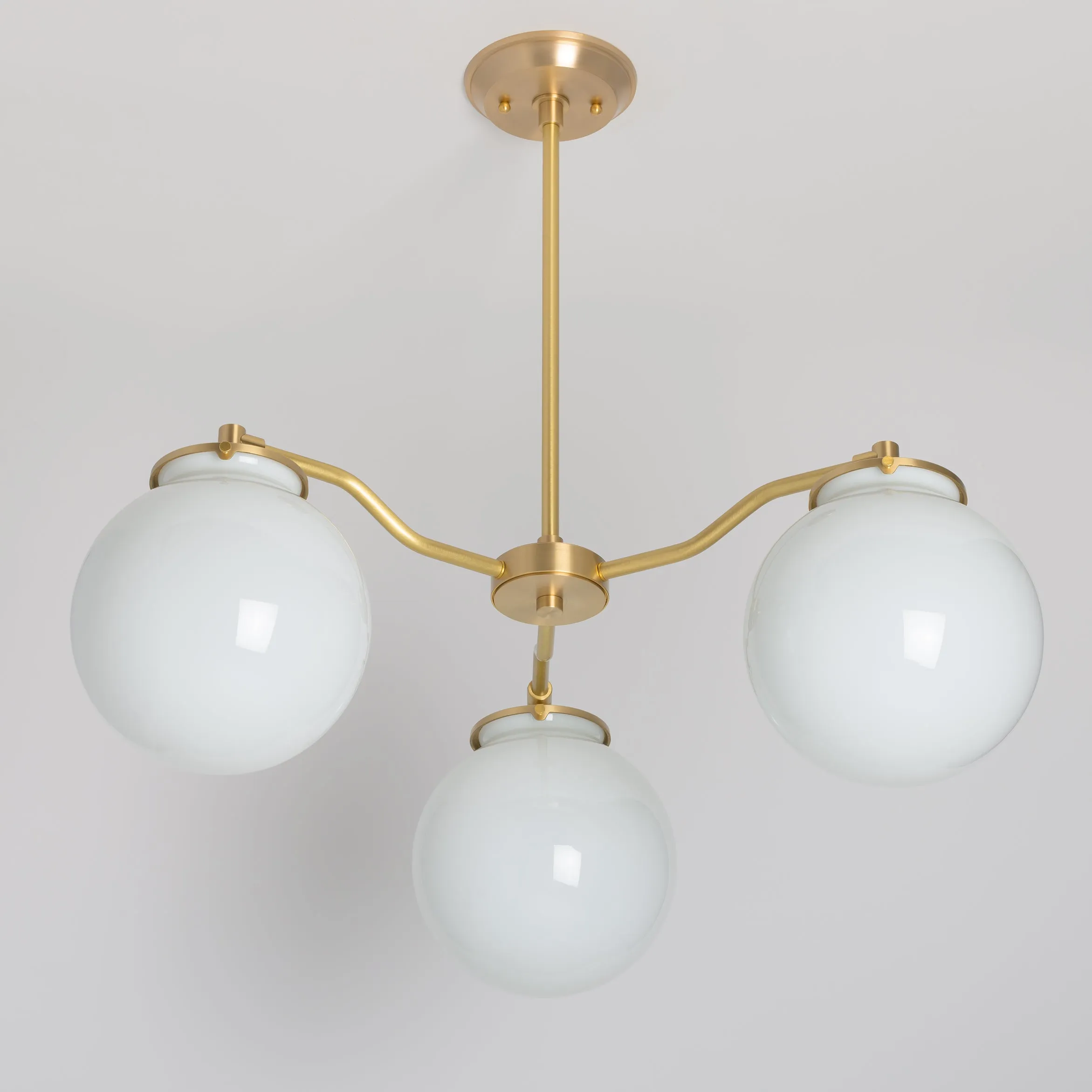 Modern Offset Chandelier