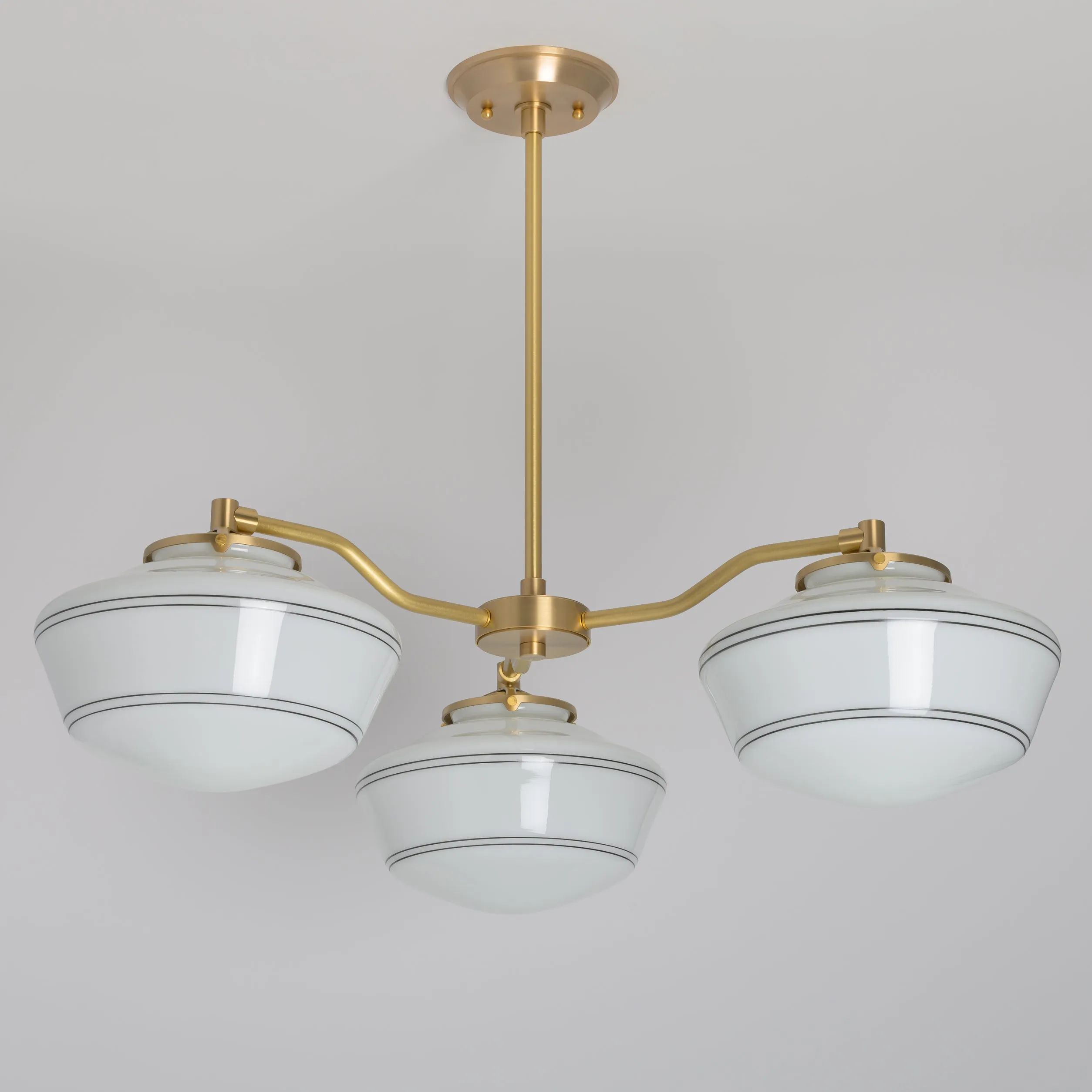 Modern Offset Chandelier