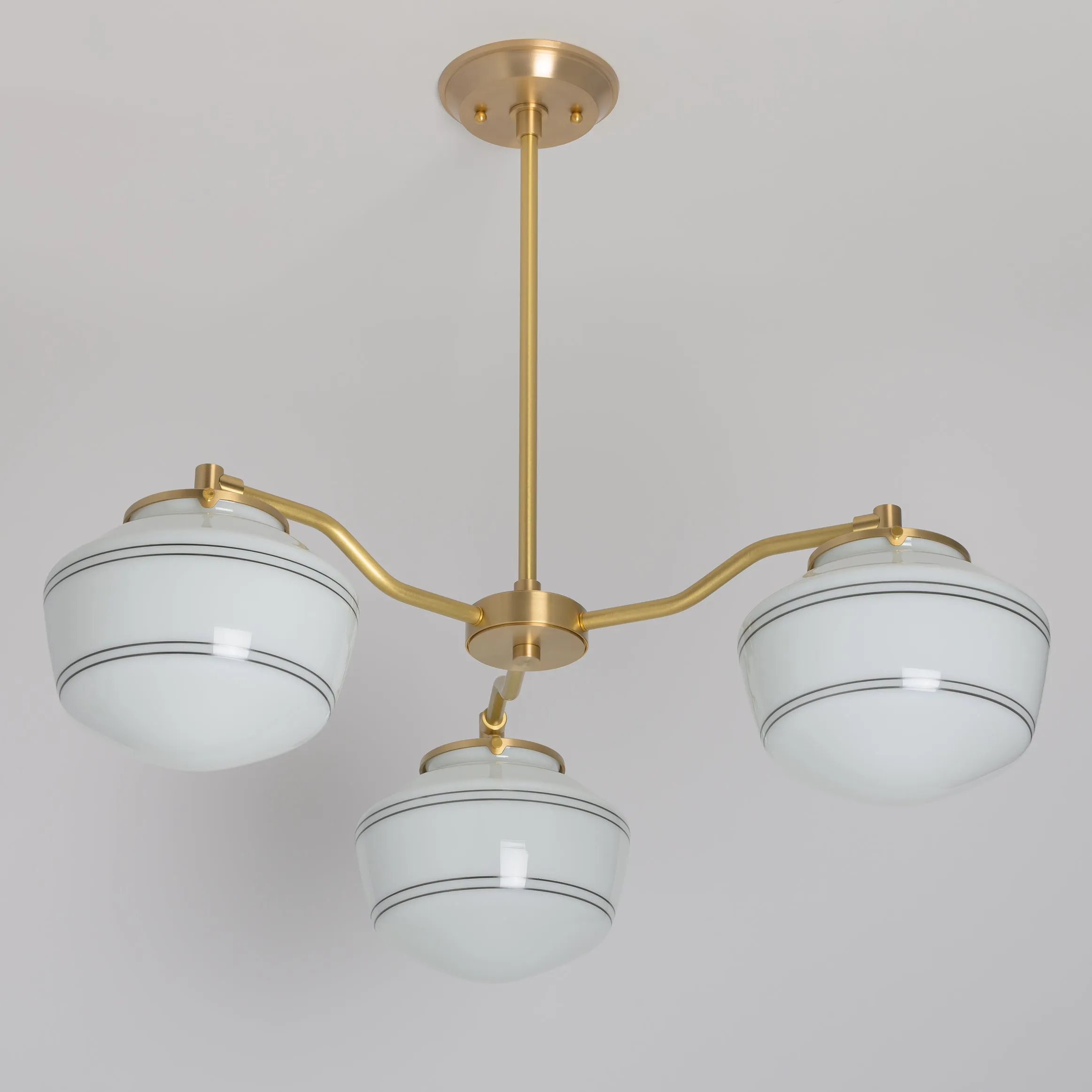 Modern Offset Chandelier