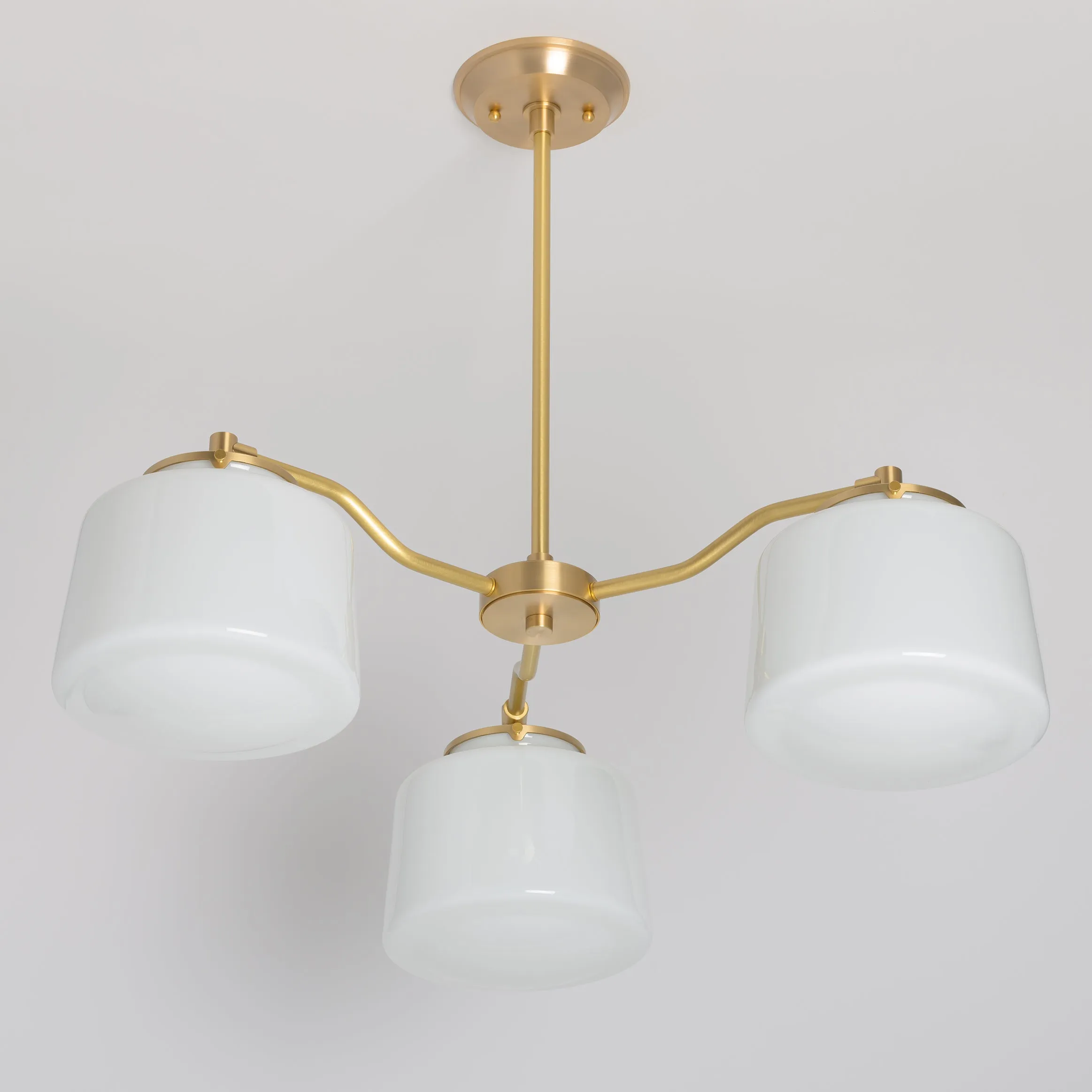 Modern Offset Chandelier