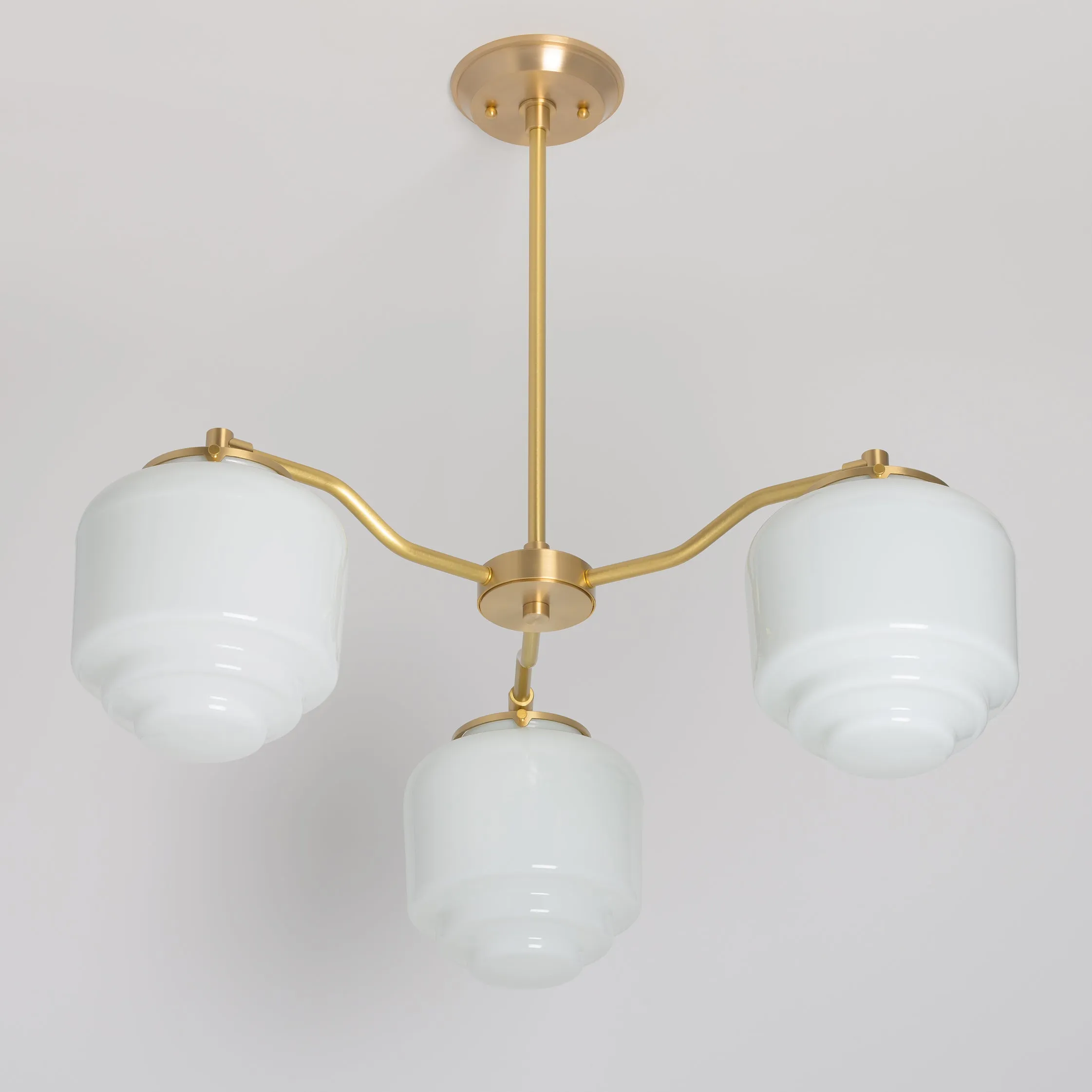 Modern Offset Chandelier