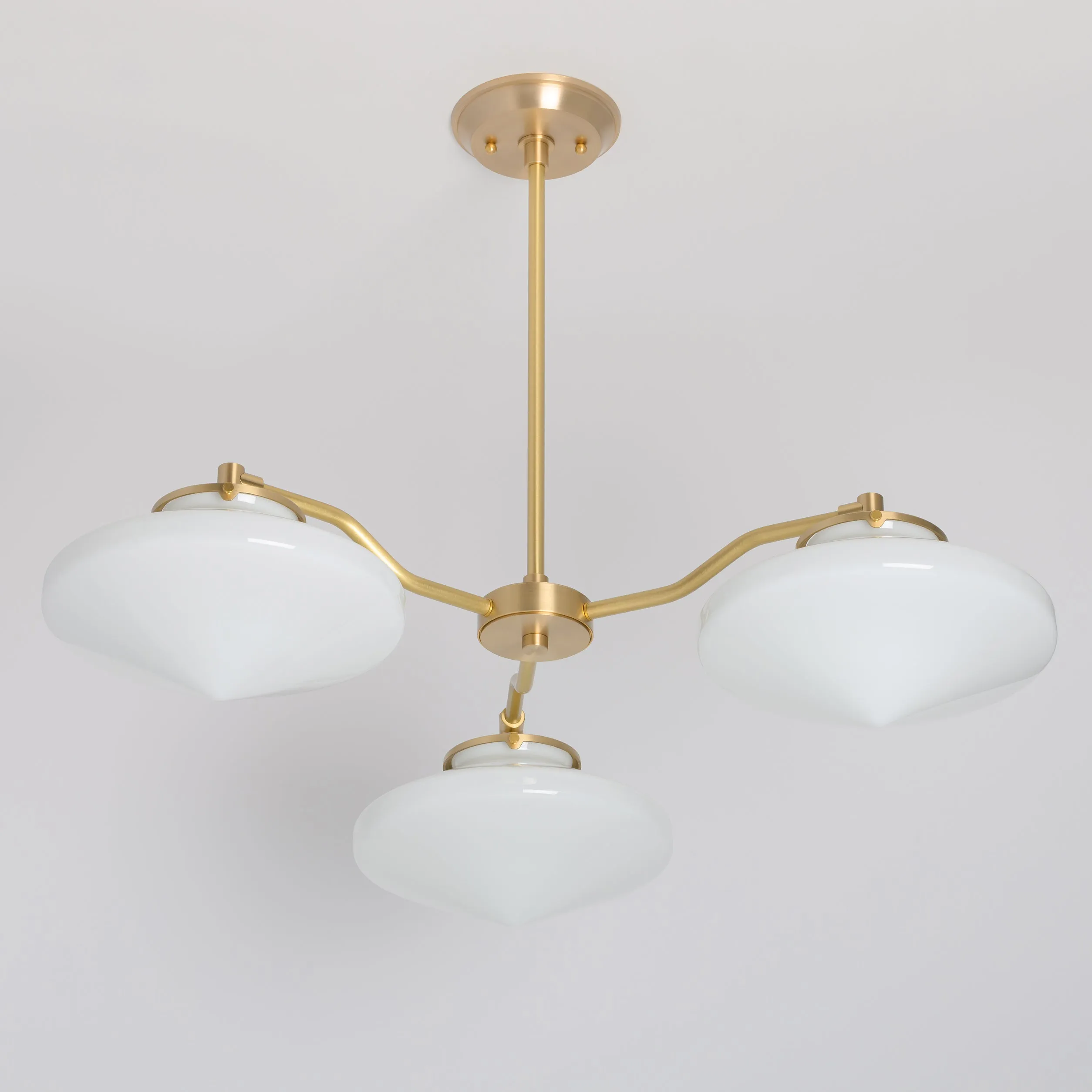 Modern Offset Chandelier