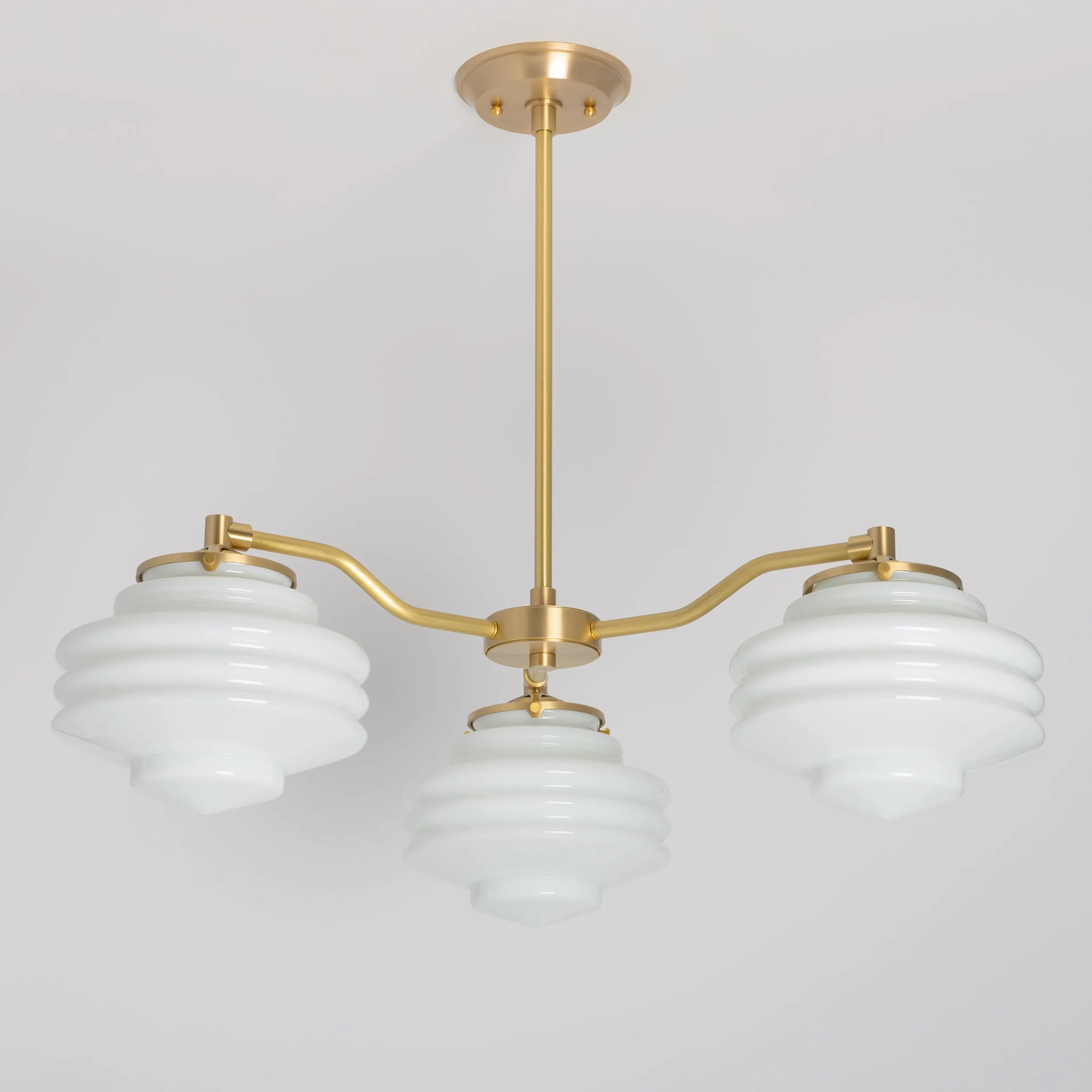 Modern Offset Chandelier