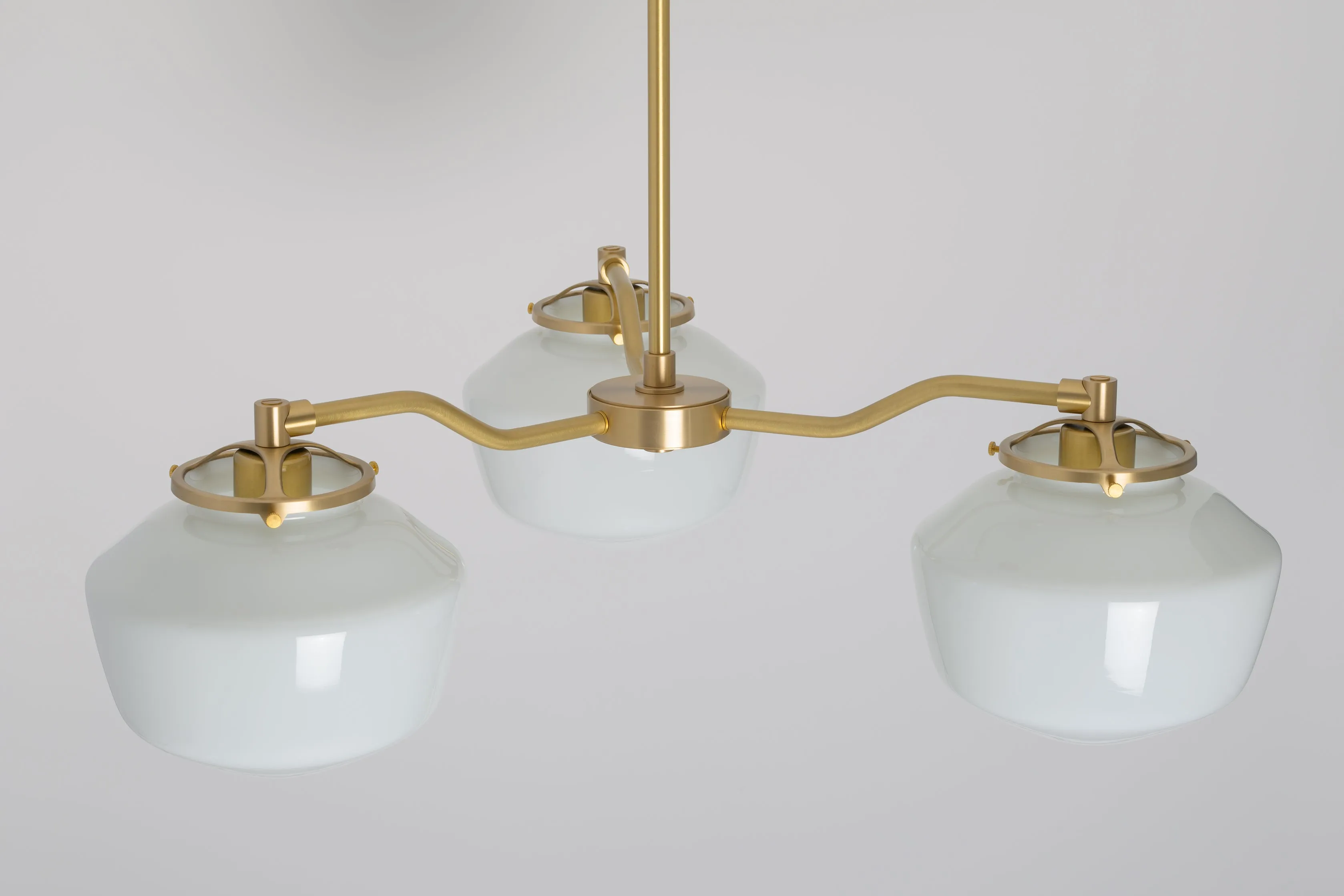 Modern Offset Chandelier