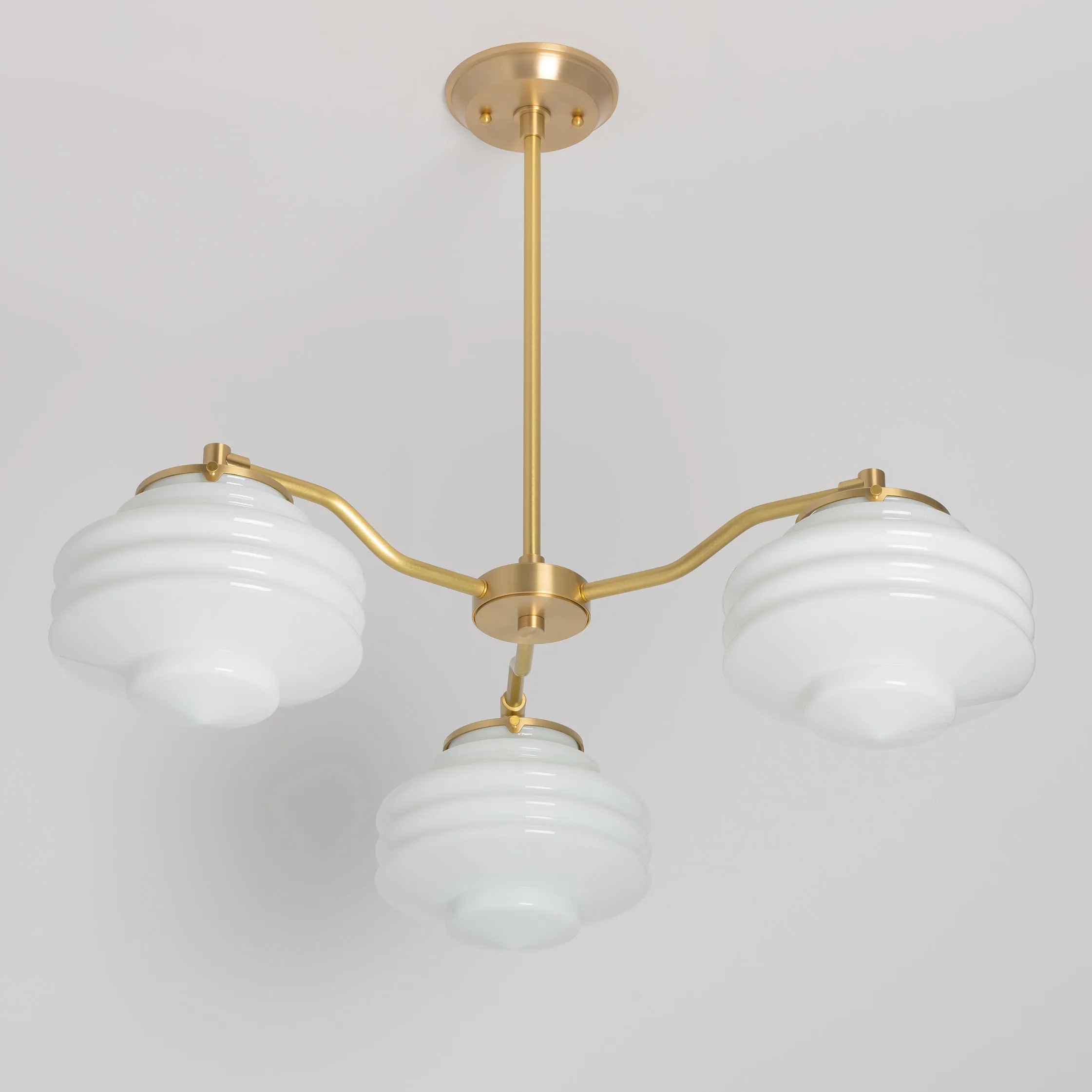 Modern Offset Chandelier