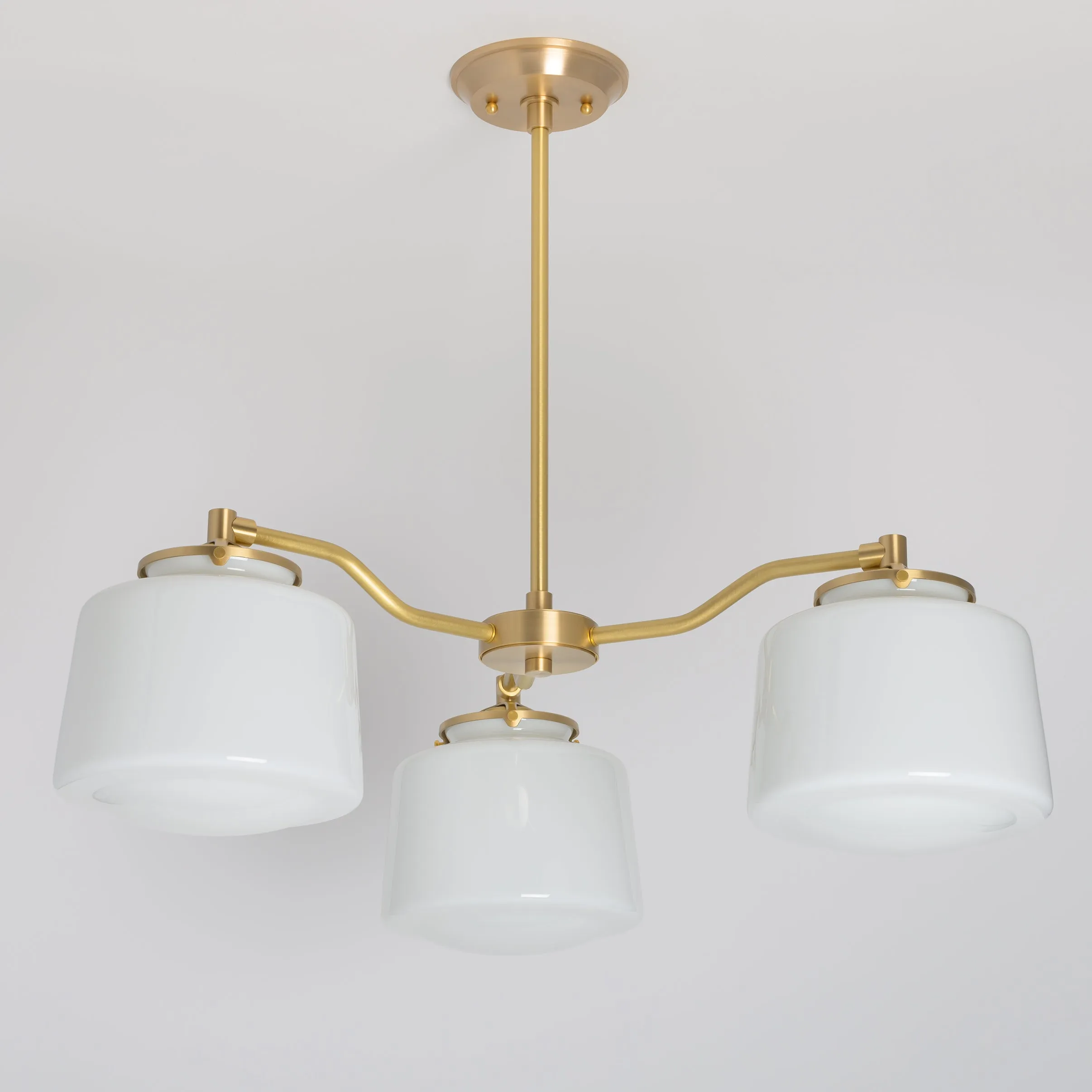 Modern Offset Chandelier