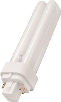 Monument Dual Tube Compact Fluorescent Lamp 13 Watts 3500K 82 Cri G24Q-1 Base Energy Saving