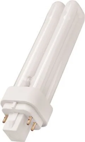 Monument Dual Tube Compact Fluorescent Lamp 13 Watts 4100K 82 Cri G24Q-1 Base Energy Saving