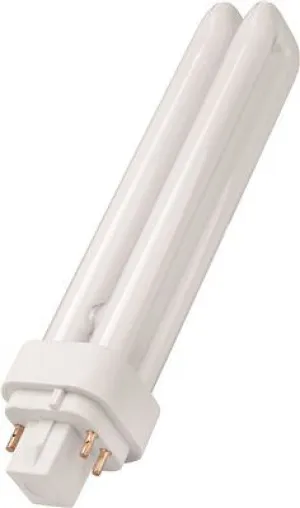 Monument Dual Tube Compact Fluorescent Lamp 26 Watts 3500K 82 Cri G24Q-3 Base Energy Saving