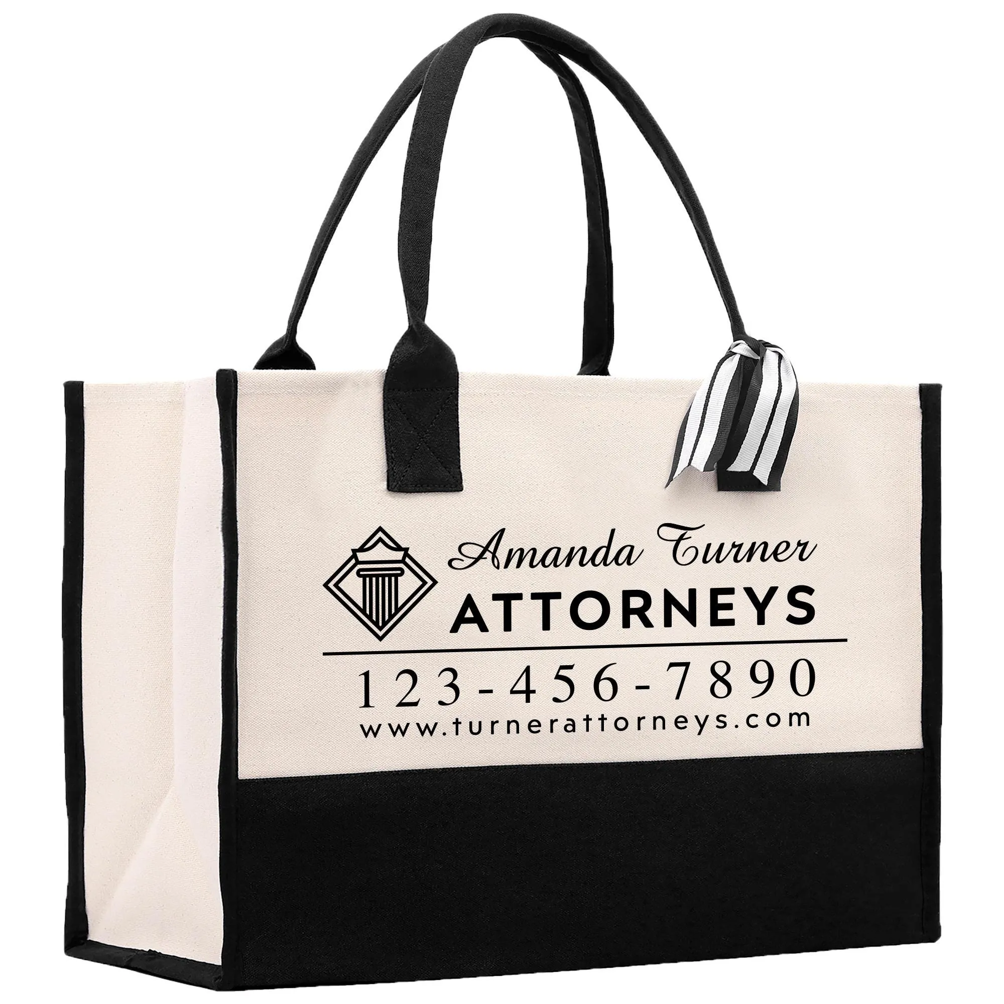 Personalized Lawyer Cotton Canvas Tote Bag Custom Attorney Tote Law Student Gift Bag Lady Justice Tote Paralegal Gift Bag for Her (LAWT1007)