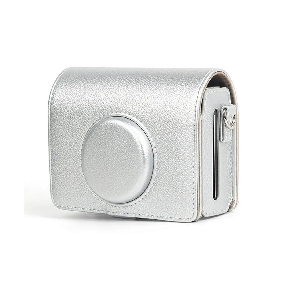 Pikxi Portrait & Landscape Style Sling Bag Leather Case for Fujifilm Instax Mini EVO