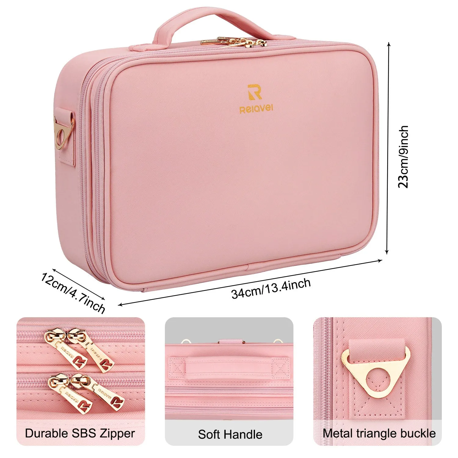 Pink Medium Makeup Case