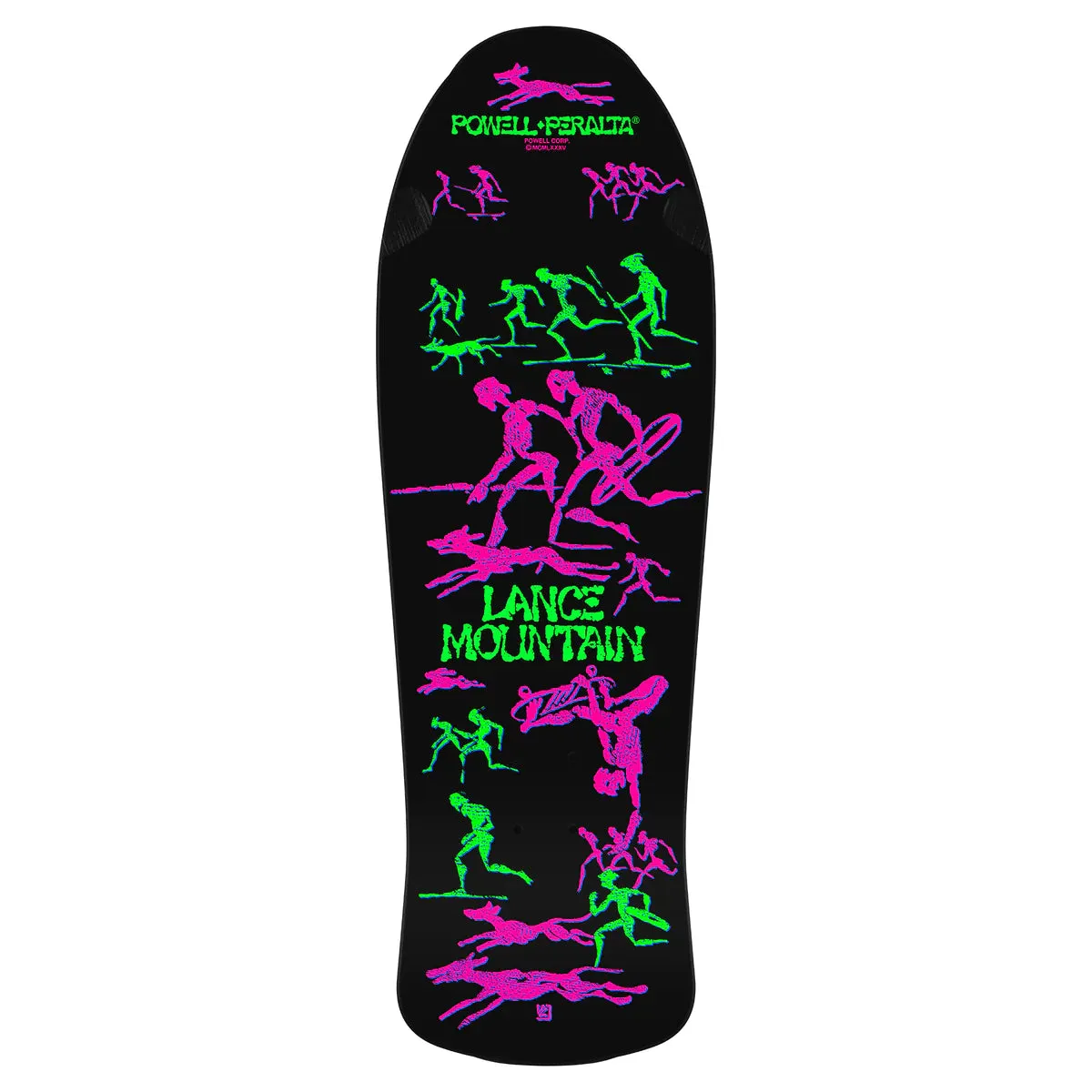 Powell Peralta Bones Brigade Lance Mountain Future Primitive Blacklight Deck Series 14 - 9.90"