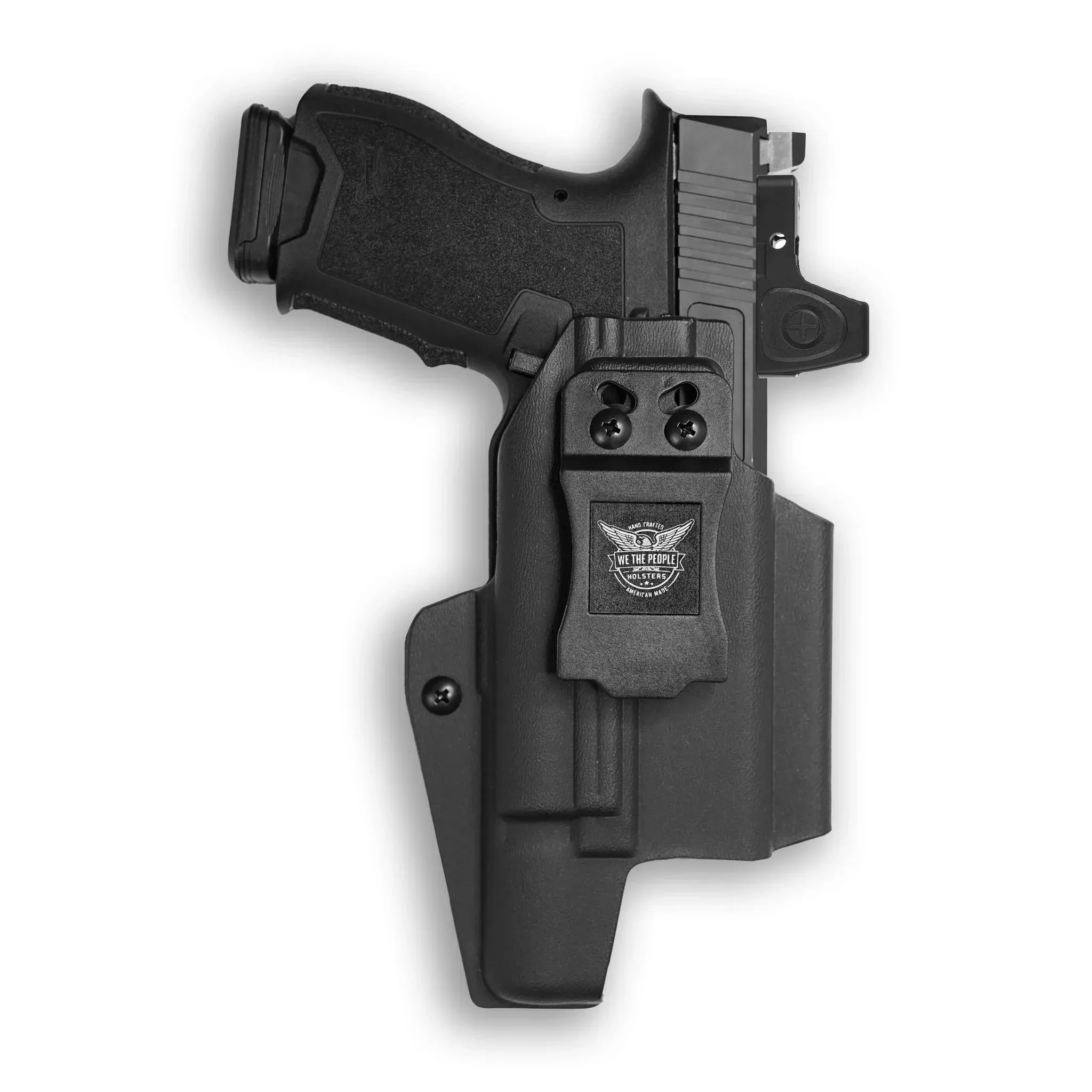 PSA Dagger Compact with Surefire X300U-A Light Red Dot Optic Cut IWB Holster