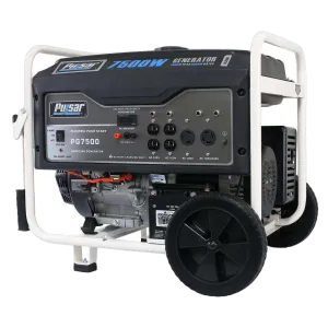 Pulsar PG7500 7500W/6000W Gas Electric Start Portable Generator New