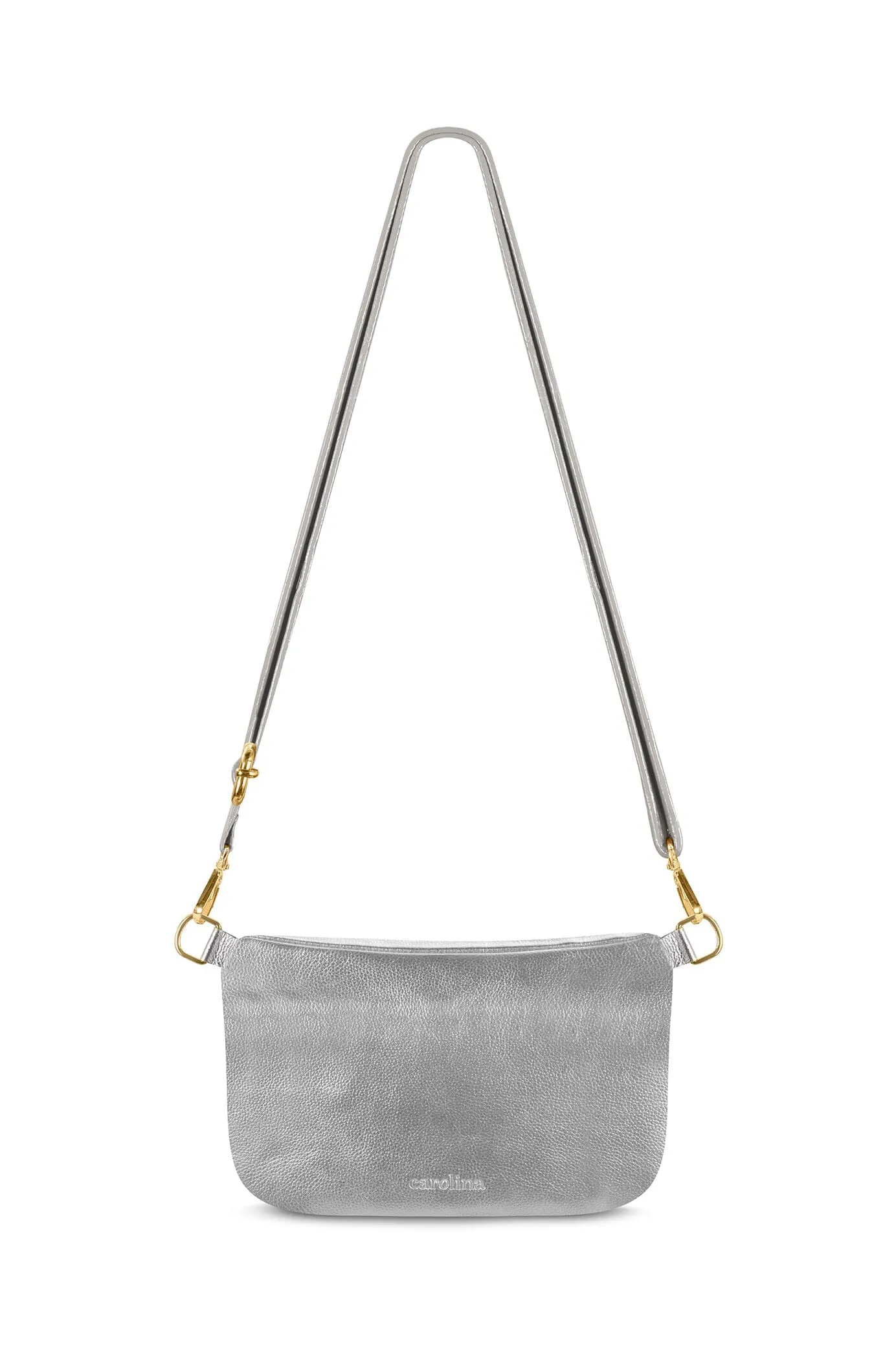 Ramona Leather Handbag Silver