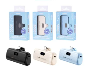 Remax Capsule Series Mini Power Bank with (5000 mAh)