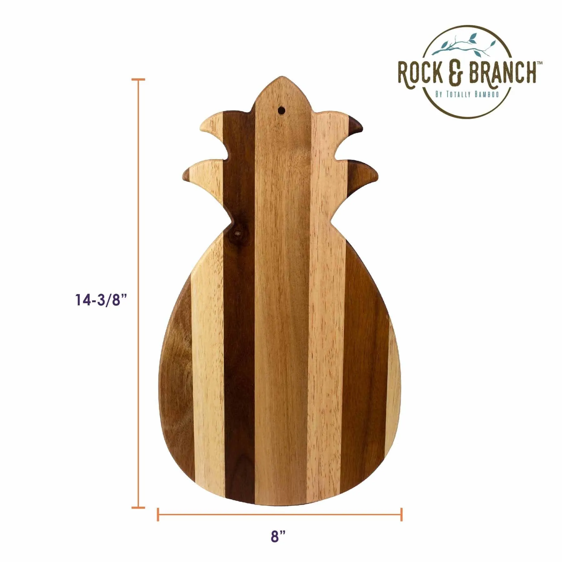 Rock & Branch® Shiplap Series Pineapple Shaped Cutting Board