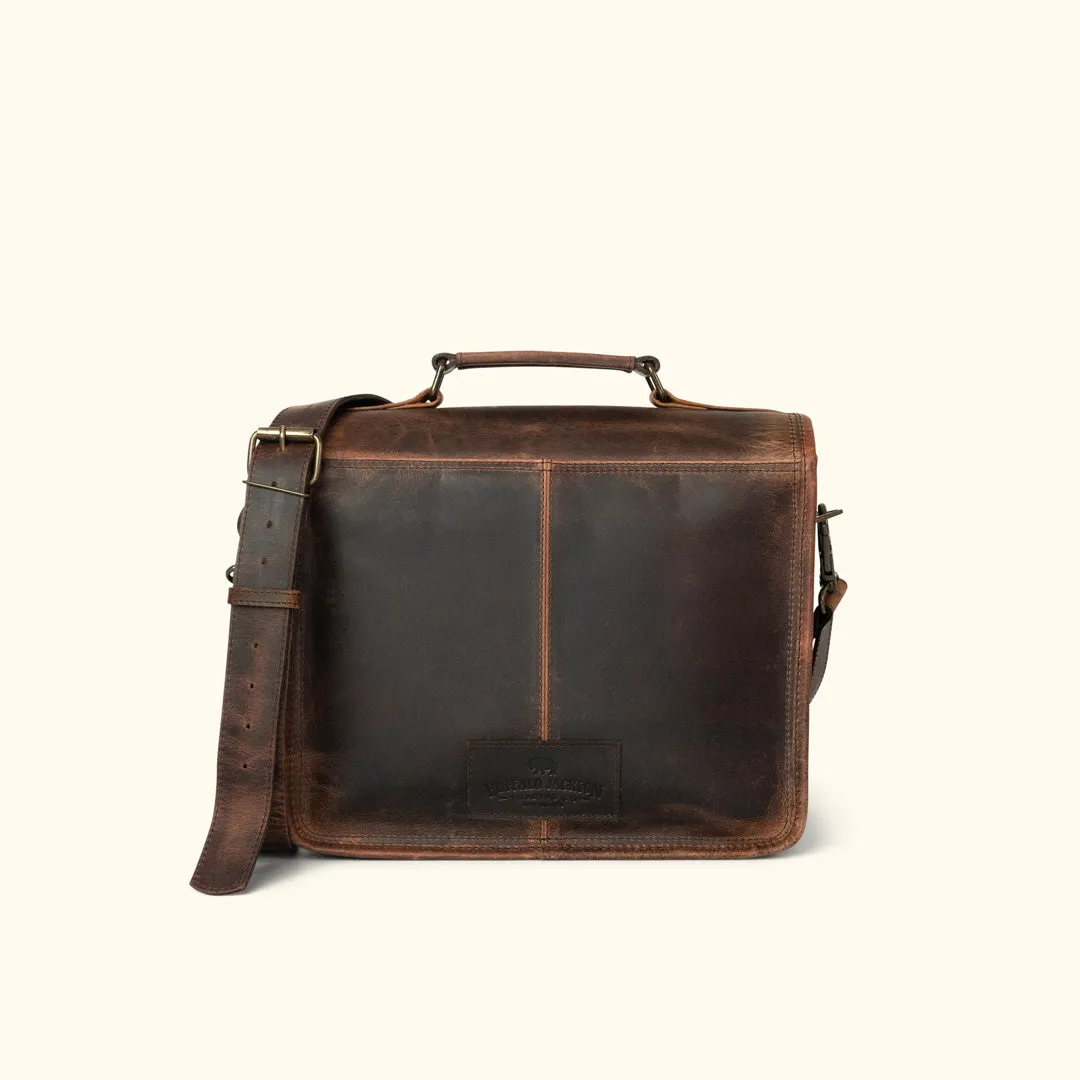 Roosevelt Buffalo Leather Camera Bag | Dark Oak