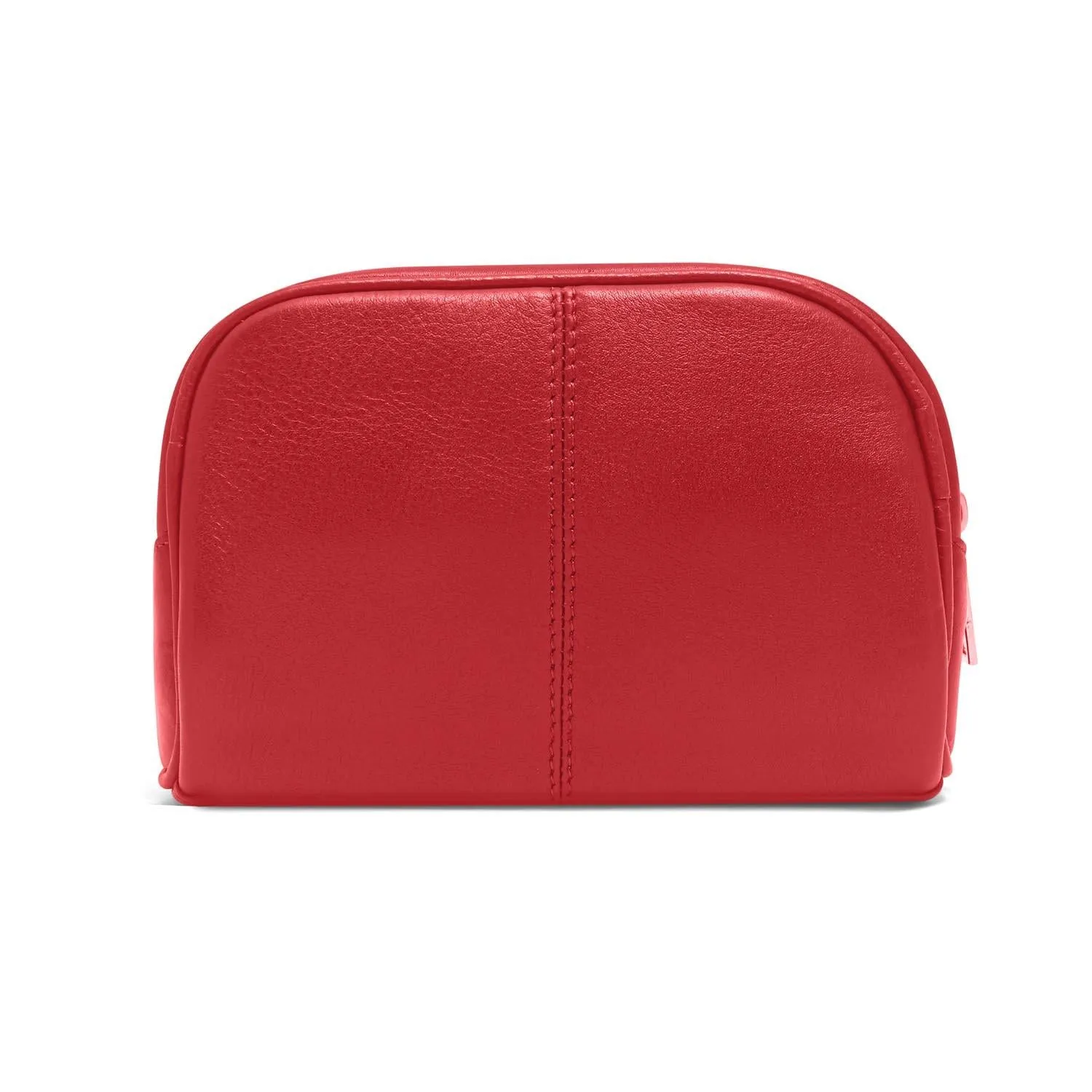 Sasha Olive Leather Wash Bag for Women