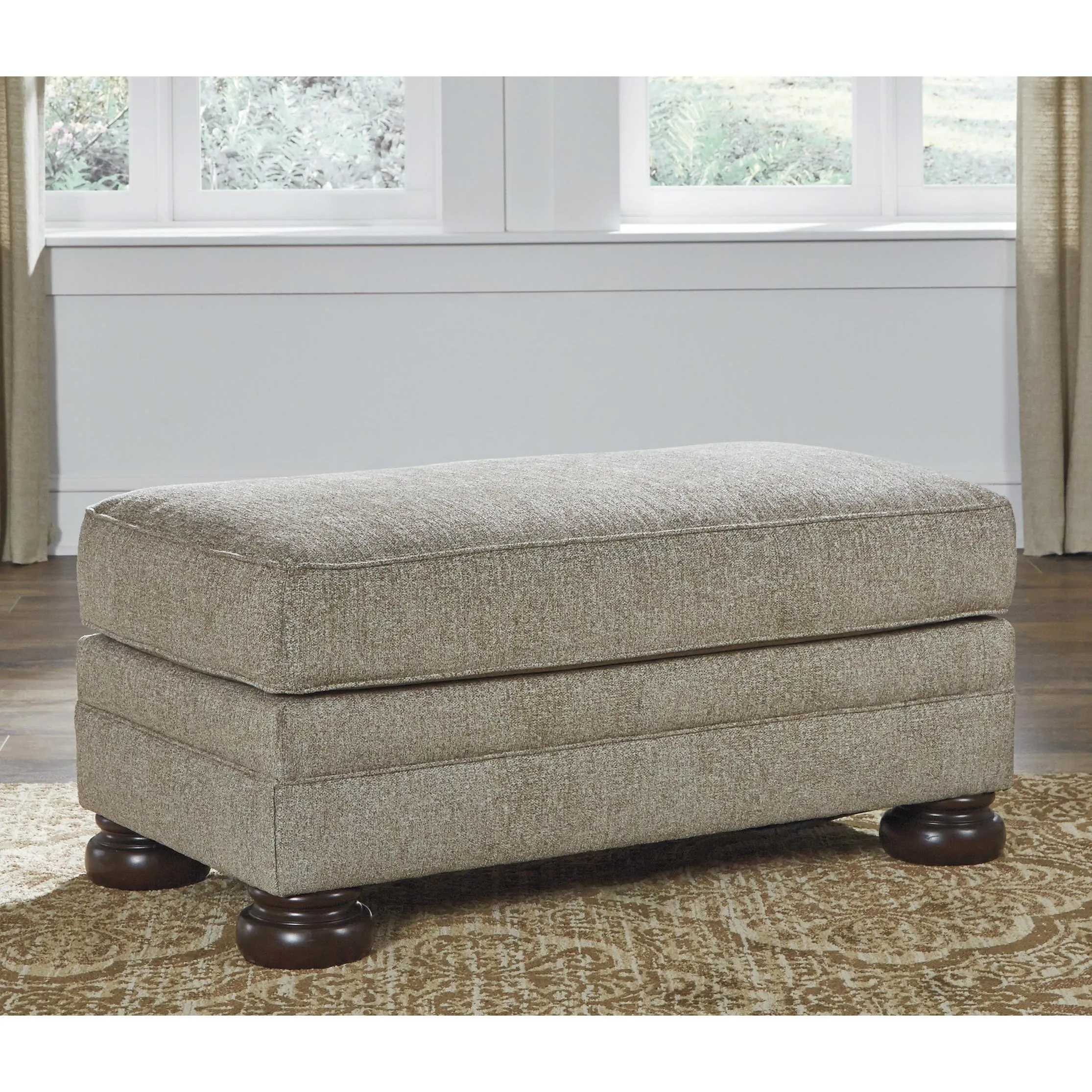 Signature Design by Ashley Kananwood Fabric Ottoman 2960314