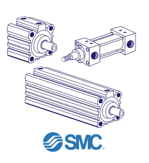 SMC C55B20-70 Pneumatic Cylinder