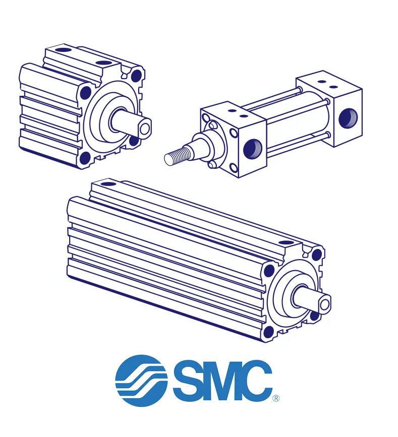 SMC C55B25-80M Pneumatic Cylinder