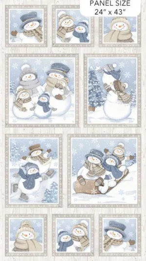 Snow Much Fun - Flannel -  F26985-42 - 24" panel