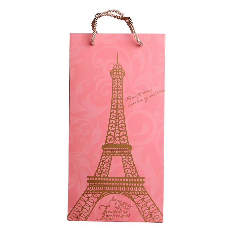 Spot red wine gift bag custom