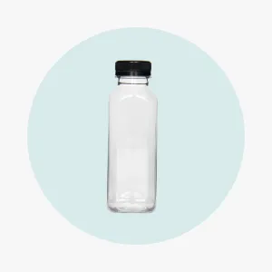 Square Shaped PET Bottles | 8 oz