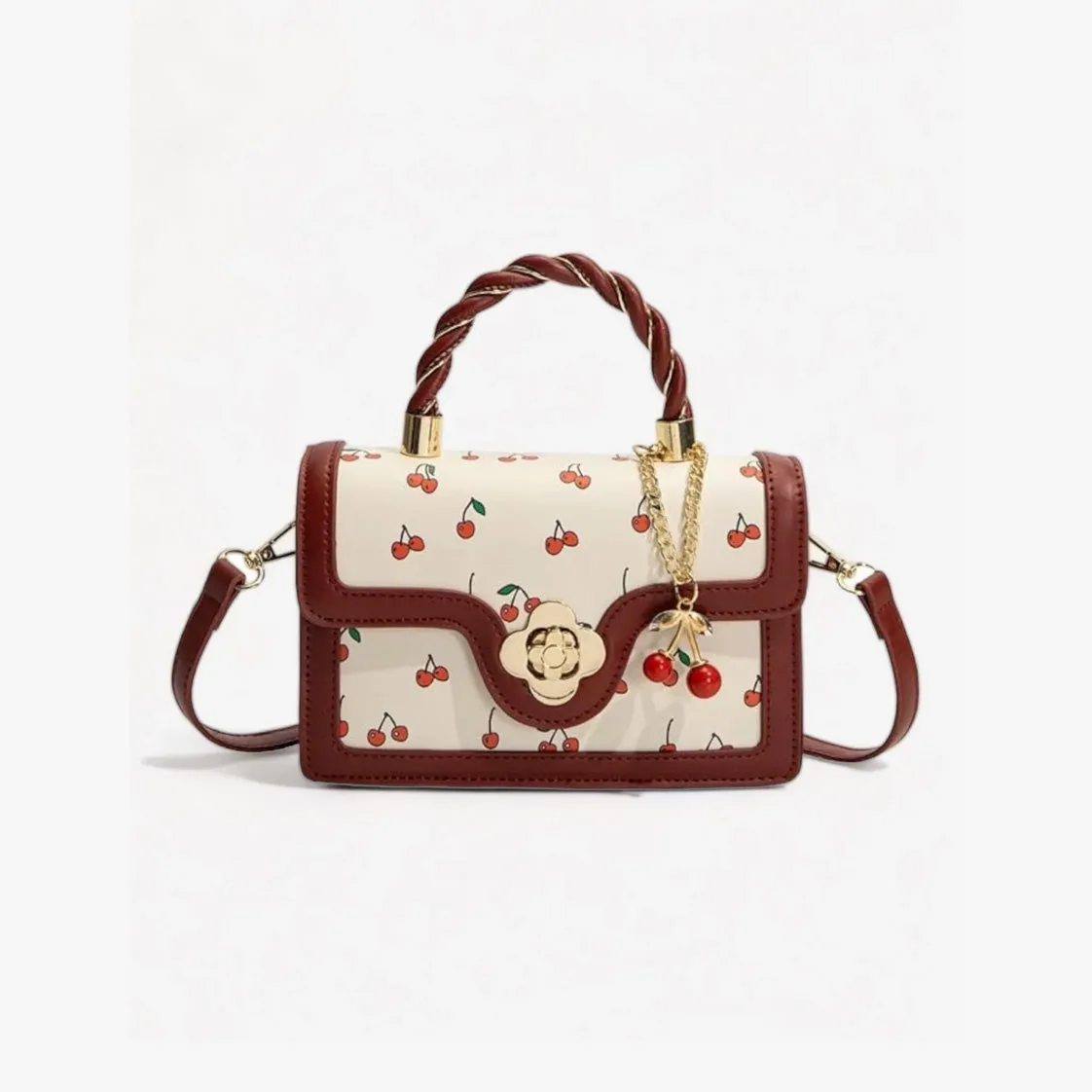 Sweet Cherry Square Mini Bag