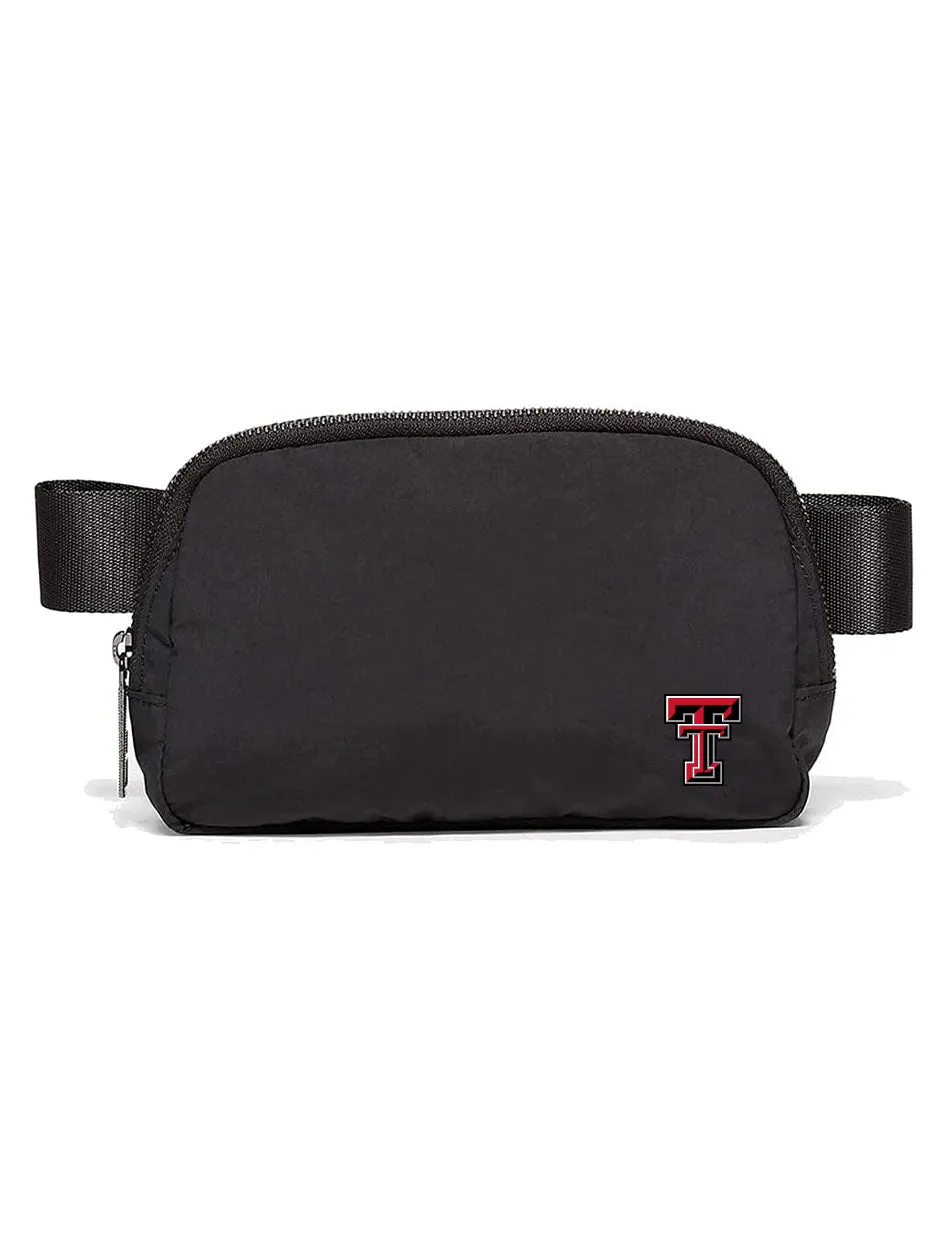 Texas Tech "Everywhere" Double T Black Belt Bag