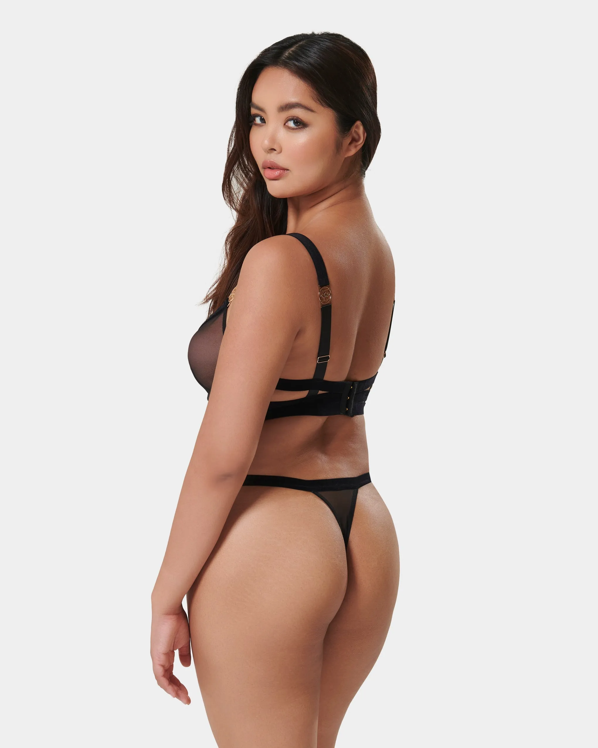 Thalia Thong Black