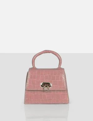 The Lilly Pink Textured Mini Bag