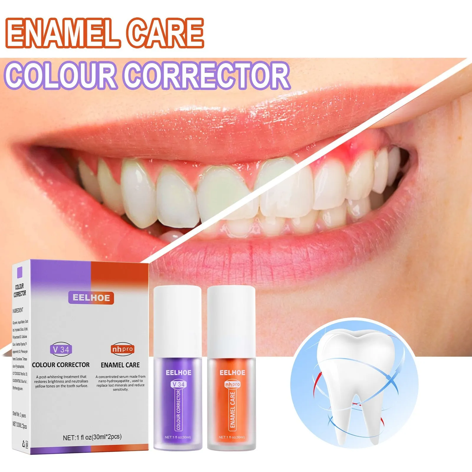 Toothpaste Repair Teeth Repair Oral Cleaning Dazzling White Remove Tooth Stains