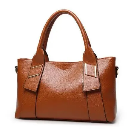 Top Handle PU Leather Handbag