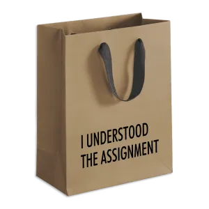 Understood Assignment Gift Bag